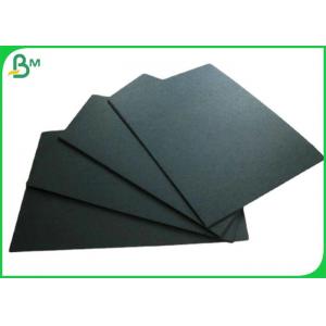 China Thickness A3 A4 250g Black Cardstock For Hand - painted Black Card supplier