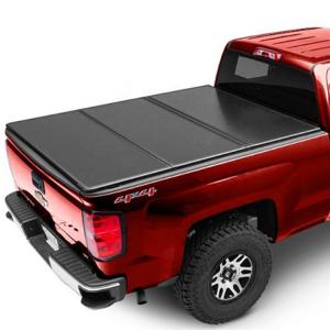 China Hilux 4 Doors D-MAX 2013 Pickup Bed Covers , Truck Tonneau Covers Black Color supplier