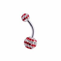 China Wholesale Factory Price Fancy Ferido Ball Design Belly Navel Rings Piercing Jewelry on sale