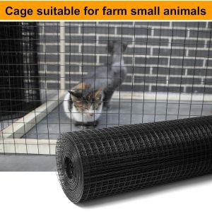 China Chicken Wire Fencing, 19Gauge, Vinyl PVC Coated Mesh, Welded Wire Mesh, Perfect For Gopher Wire, Rodent Mesh, Tree Guard, Chicken Coop wholesale