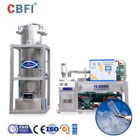 China 10 Tons Water Cooling Ice Tube Machine With Ice Packing Machine on sale