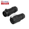China M16 3 Pin Male Female Plug Socket IP68 Standard Waterproof Wire Connector for LED Lighting wholesale