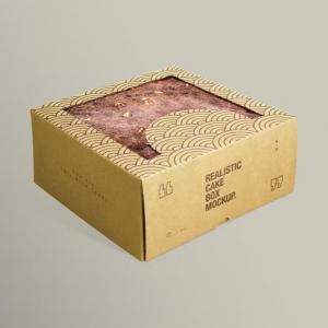 China Customized Kraft Paper Window Box Kraft Jewelry Wedding Box Square Gift Packing Box supplier