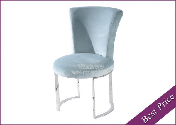 Contemporary Stainless Steel Dining Chairs with Velvet (YS-20)