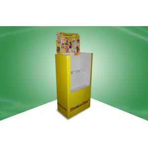China Yellow Customized Store Storage Cardboard Display Units for Frame supplier