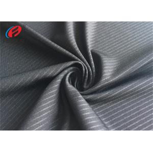 Embossed Polyester Lycra Fabric , Weft Knitted Fabric , T-shirt Material