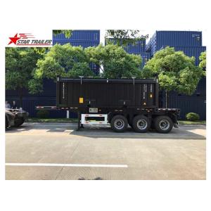 China Transport Container Skeletal Container Trailer 3 Axles Lightweight Heavy Capacity supplier