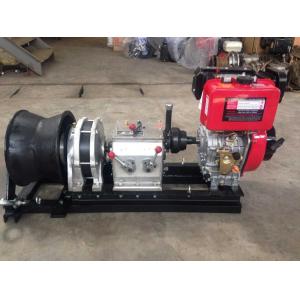 China 50KN Hiearns diesel engine Diesel Cable Winch pulling machine for pulling hoisting lifting supplier