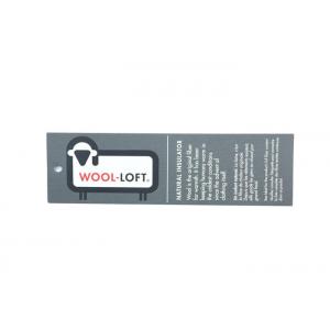 China Eco - Friendly Custom Printed Hang Tags / Clothing Swing Tags Light Weight supplier