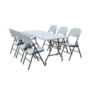 China Outdoor Portable Camping Dining Table Garden Party Folding Table supplier