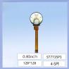 Écran LCD TFT rond de 0,9 pouce - 128x128 haute définition, pilote ST7735, pour projets électroniques/affichages DIY