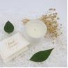 China Aroma Home Simple Private Label White Scented Soy Wax Candles wholesale