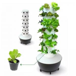 Wholesale Factory Price Hydroponic Growing System Tower with LED Grow Light Garden Aeroponics System