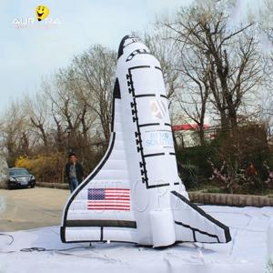 Customized Advertising Inflatables Space Shuttle Blow Up 3m Simulated Aircraft