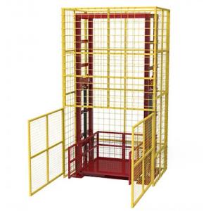 Guide Rail Type Commercial Freight Elevator 6 Tons 4m Outdoor Cargo Lift