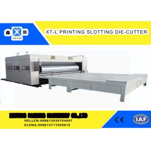 China High Precision Cardboard Printing Slotting Machine 70 Pieces / Min Semi - Automatic supplier