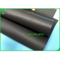 China 100% Recycled Black Core One Side Coated Black 250g Kraft Paper on sale