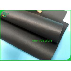 100% Recycled Black Core One Side Coated Black 250g Kraft Paper