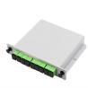 China FTTH  ABS BOX modle  1 8 plc splitter with PC /FC/ SC /ST /LC /APC connectors and fc apc plc splitter wholesale