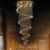 Modern LED K9 Crystal Chandelier villa luxury Crystal large pendant light(WH-NC