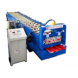 China Colored Steel Roofing Sheet Roll Forming Machine Corrugated Steel Sheet Making Machine supplier