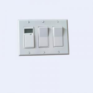 3 Gang Prefab Wall Socket Switch With Socket Plug 12 14 AWG White
