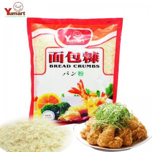 500g Retail Bag Japanese Panko Bread Crumbs White Color 5mm Granular Size