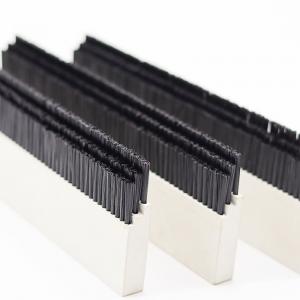 Customized Flat Lath Strip Wire Row Brush Nylon PP Plastic Plate Brush