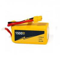 China XT60 Connector Drone Lipo Battery Pack 4s 1500mah Lipo Battery 14.8V 50C-100c on sale