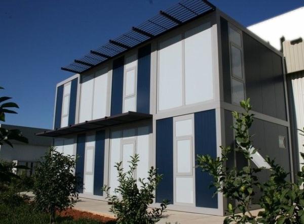 Modern Modular House Container - Galvanized Steel Structure, Flat Pack