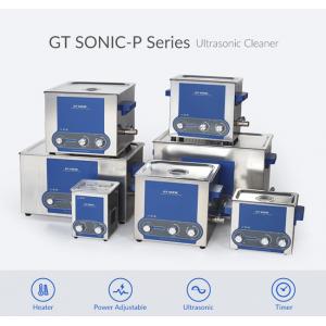 China 2 Liters Manual Ultrasonic Cleaner P Series 50w Stainless Steel supplier