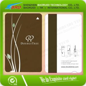China Printed PVC Card with Hico Magnetic Strip Hotel Magnetic Strip Card supplier