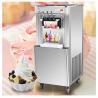 Italian Ice Cream Making Machine / Supermarket Glace Maker Customized Color