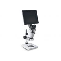 China 7X-45X Zoom Binocular Stereo Microscope With Display Screen Color Monitor And LED Light For Cellphone Repair on sale