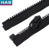 China #5 Plastic Zipper with Open-end and Square Letter Teeth For Clothing wholesale