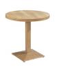 YALEESON White Round Man-Made Marble Dining Desk for Two Peoples (size can be