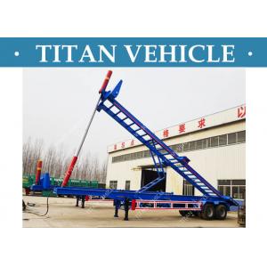 China 2 Axle Container Tipper Trailer , 40 Ft Skeleton Container dump Trailer supplier