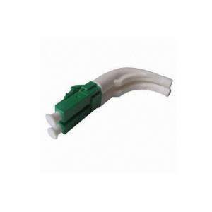 China LC Duplex 3.0mm Fiber Optic Connector with 45degree Bent Boot supplier