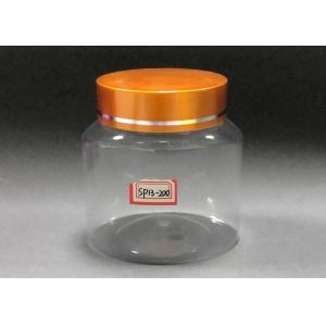 Metal Cover Thickened Transparent 89mm Food Grade Plastic Bottles