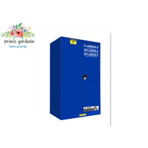 China Vertical Corrosion Flammable Liquids Industrial Safety Cabinets With Plane Door Lock supplier