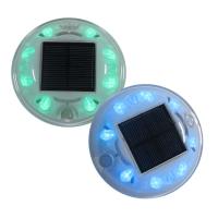 China Led solar road studs plastic reflector cat eyes warning lights flashing on sale