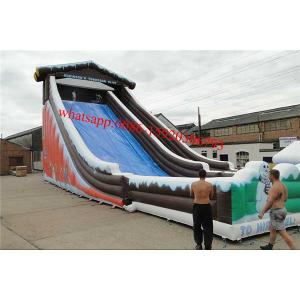 China giant snow slide , Toboggan Slide , Toboggan Run inflatable slide giant snow slide for rental supplier