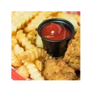 Restaurant Small PP Takeaway Plastic Sauce Bowl Black 0.75oz 1oz 2oz 3.24oz 4oz 5.5oz