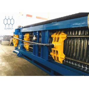 Galvanized Steel Wire Gabion Mesh Machine Max Weaving Width 6300mm