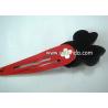 Wholesale and custom cartoon promotional hair band & clips PVC girl's hairpins