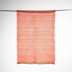 China 50*80cm Onion Sack Fruit Packaging Raschel Mesh Bag with Convenient Drawstring Closure supplier