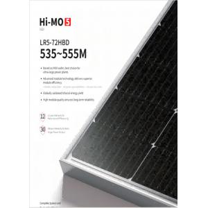 Bifacial LONGi PV Modules Half Cut Longi Solar 555W 535W 540W 545W 550W