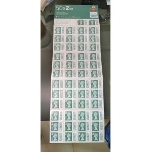 Custom Order Accepted Postage Stamp Label Adhesive Sticker 50 Labels Per Roll