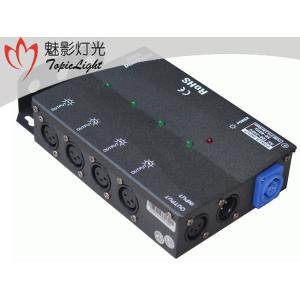 Small Light Weight DMX512 Distributor 4DXH 1327 Over Power Protection