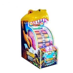 China Indoor Lucky Dinosaur Wheel Redemption Game Machine 12 Months Warranty supplier